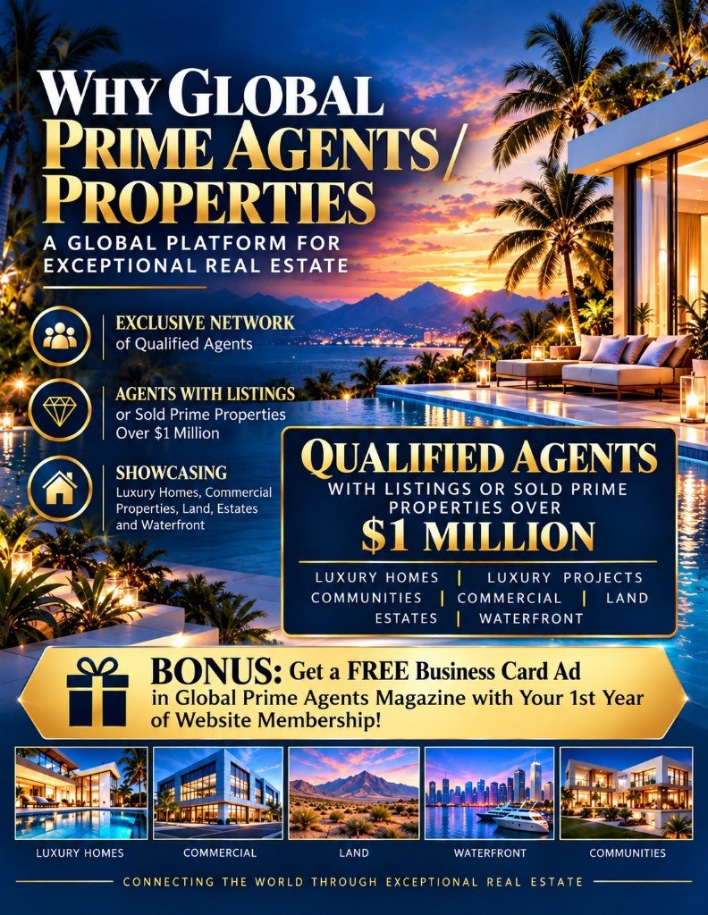 Why Global Prime Agents / Properties — A global platform for exceptional real estate